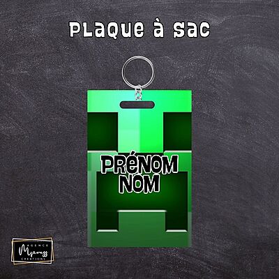 Plaque à sac / Duo - Minecraft Plaque à sac / Duo - Minecraft