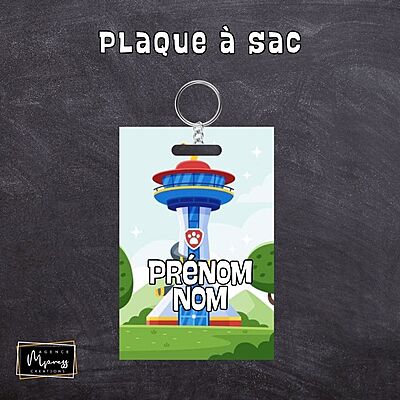 Plaque à sac / Duo - Pat Patrouille Plaque à sac / Duo - Pat Patrouille