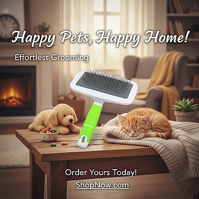 Plastic Brush for Pets