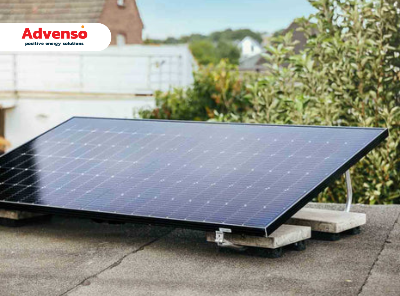 1 Stekkerpaneel met Enphase omvormer – Plat dak 1 Stekkerpaneel met Enphase omvormer – Plat dak