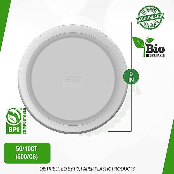 9" Plate Eco-Island 50/10