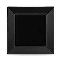 Plates Square BLK 10" 12/10