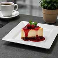 Plates Square WH 10" 12/10