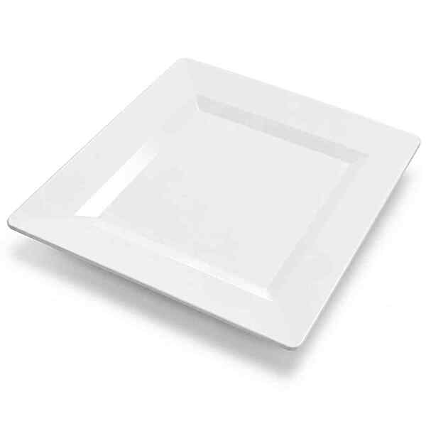 Plates Square WH 10" 12/10