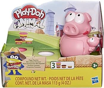 Play-Doh Animal Crew Piggy 3can Playset