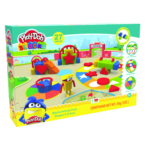 Play-Doh Blocks Activity Pack Colors & Shapes Set - 24pc