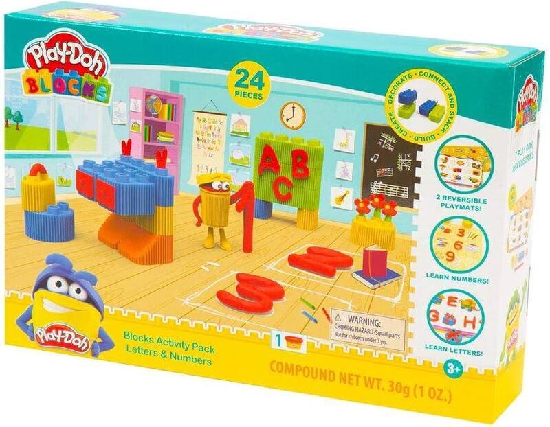 Play-Doh Blocks Activity Pack Letters & Numbers Set - 24pc