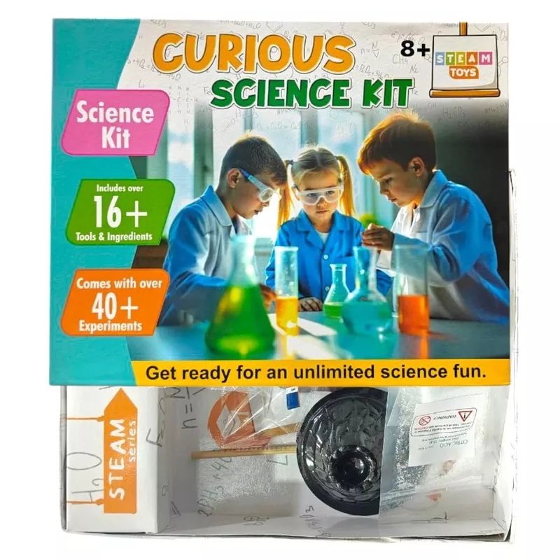 Curious Science Kit for Kids 8+ | 40+ Experiments STEM Learning Educational Toy
