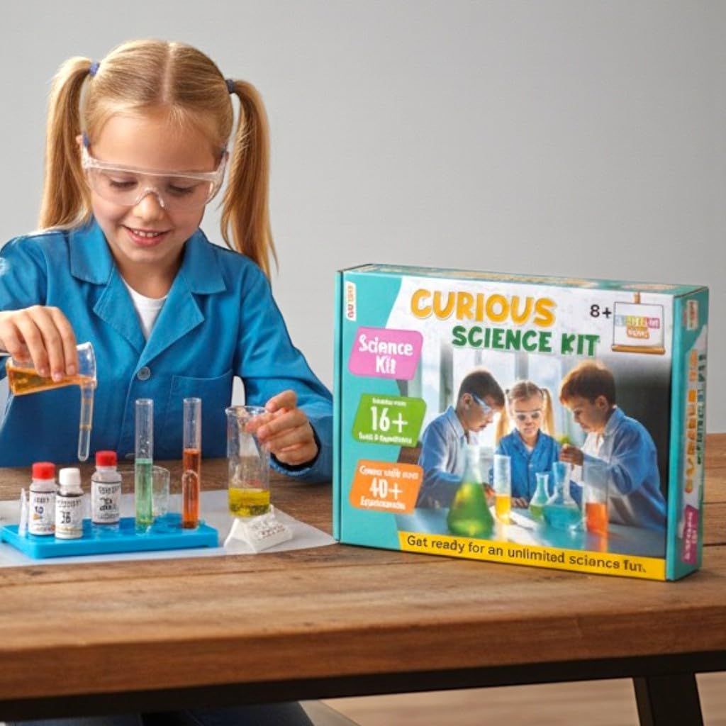 Curious Science Kit for Kids 8+ | 40+ Experiments STEM Learning Educational Toy