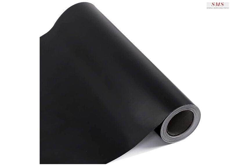 YM-721B Plotter Vinyl Premium Black Vinyl Matte 1.22Mx50M