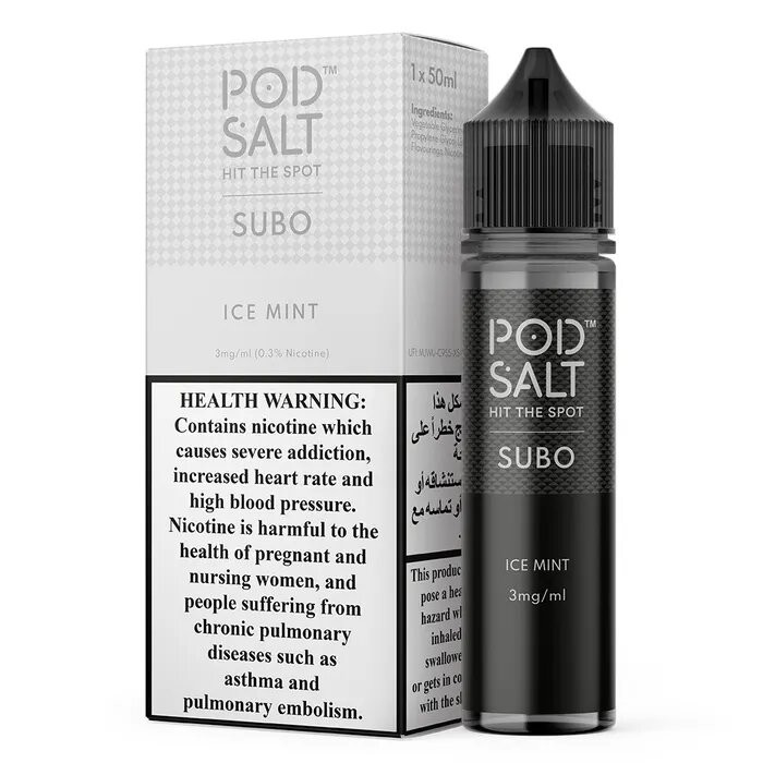 Pod Salt 50ML - Subo Ice Mint 3MG