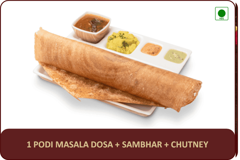 Podi Masala Dosa