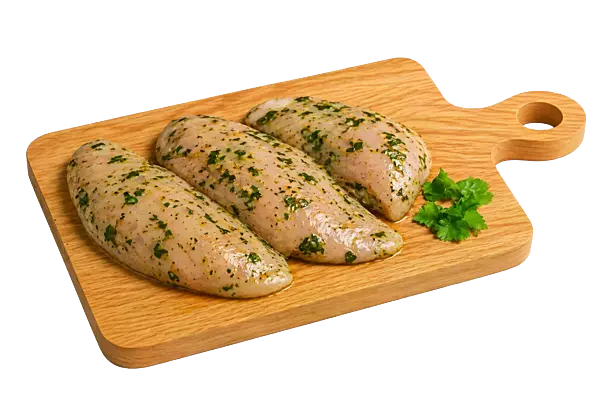 Pollo marinado al cilantro
