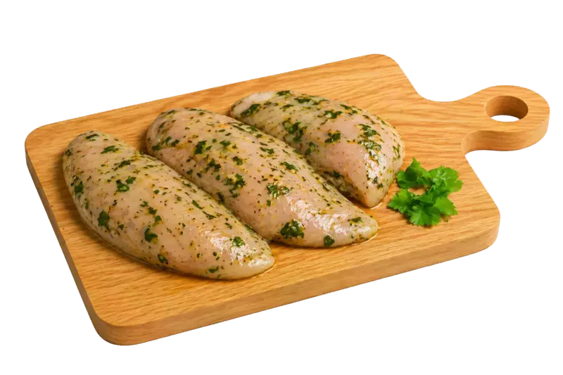 Pollo marinado al cilantro