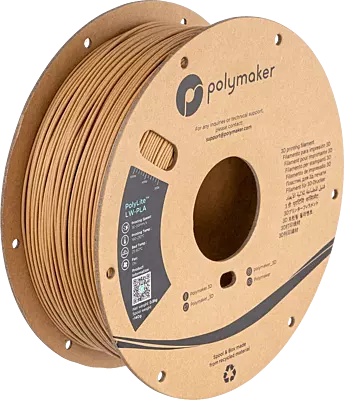 PolyLite LW-PLA(1.75mm, 800g) Wood