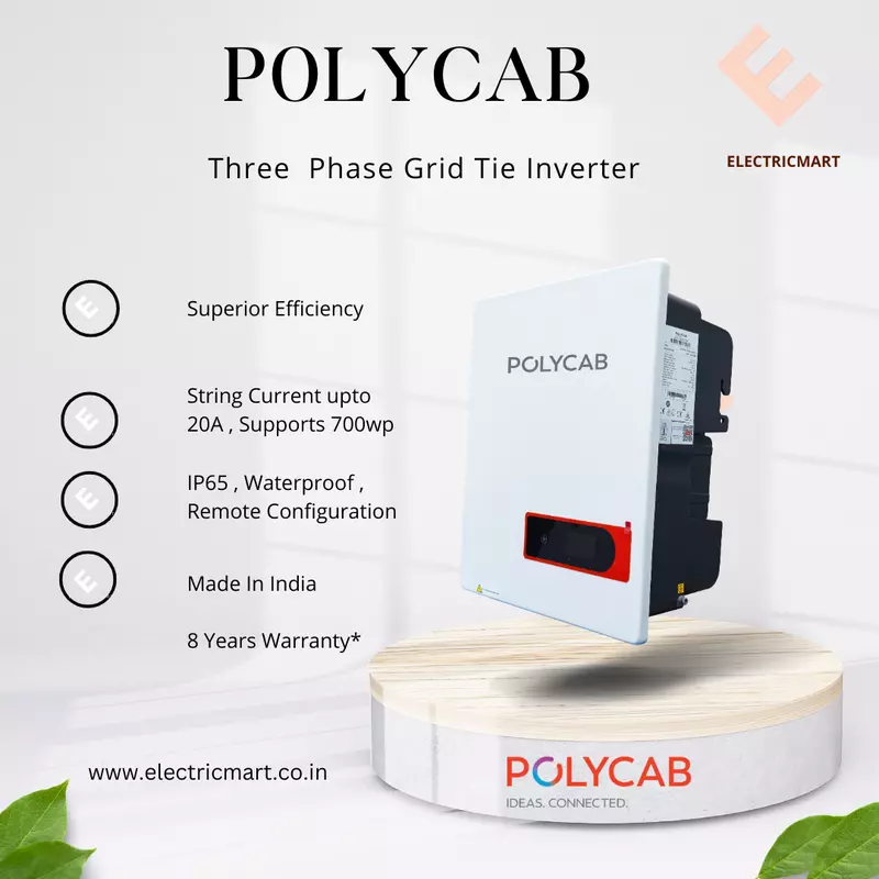 Polycab 6KW - 3Phase Ongrid Inverter