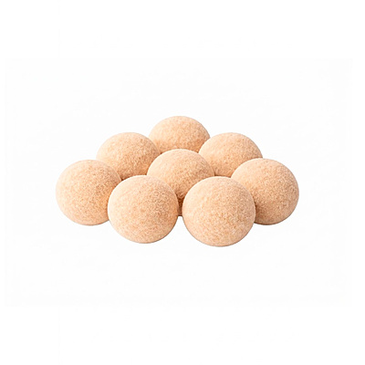 Pompones Unicolor 1.0 Centímetros Color Beige 36 Paquete por 1000 Unidades