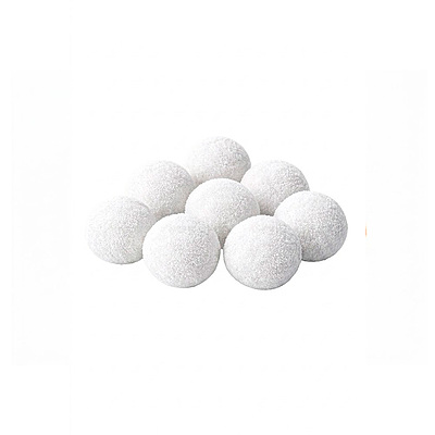 Pompones Unicolor 1.0 Centímetros Color Blanco 16 Paquete por 1000 Unidades
