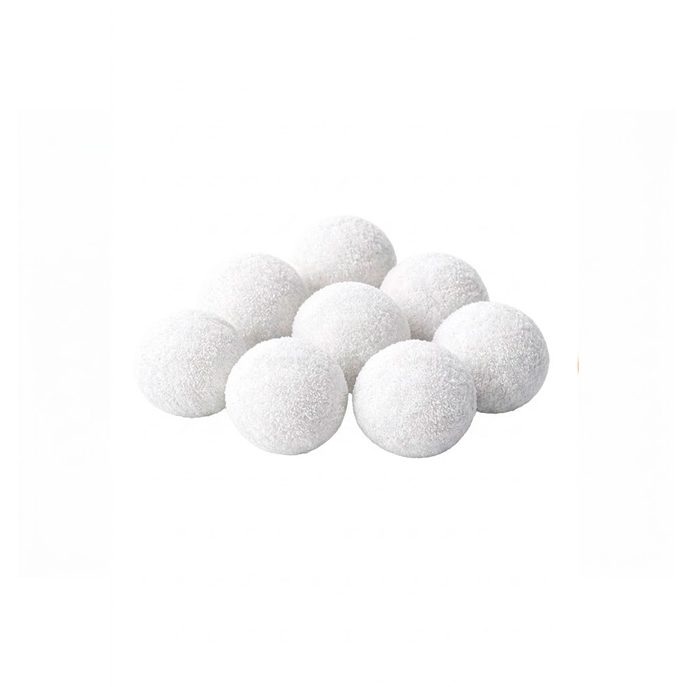 Pompones Unicolor 1.0 Centímetros Color Blanco 16 Paquete por 1000 Unidades