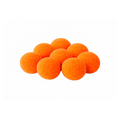Pompones Unicolor 1.0 Centímetros Color Naranja 40 Paquete por 1000 Unidades