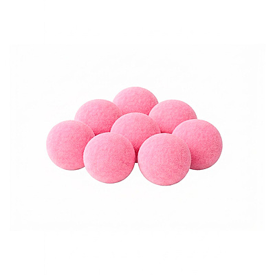 Pompones Unicolor 1.0 Centímetros Color Rosado 03 Paquete por 1000 Unidades