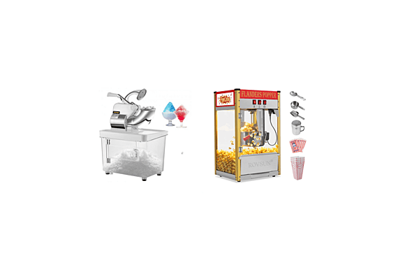 Machine Popcorn & Snow-cone rental / Alquiler de máquinas de palomitas de maíz y cono de nieve