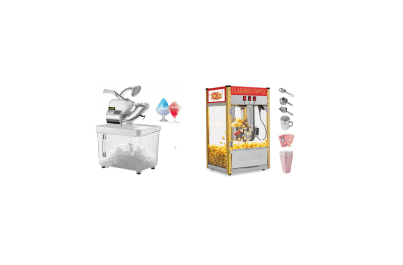 Machine Popcorn & Snow-cone rental / Alquiler de máquinas de palomitas de maíz y cono de nieve