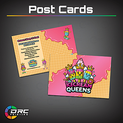 Post Cards 5x7 (Includes Design)