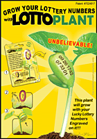 Lotto Plant Card - Grow Lucky Numbers