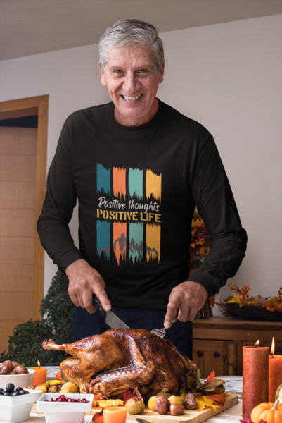 Men's Positive Thoughts Long Sleeve