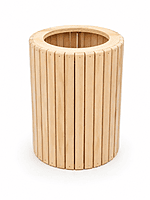 Wooden Round Planter | Decorative Indoor Plant Holder Wooden Round Planter | Decorative Indoor Plant Holder