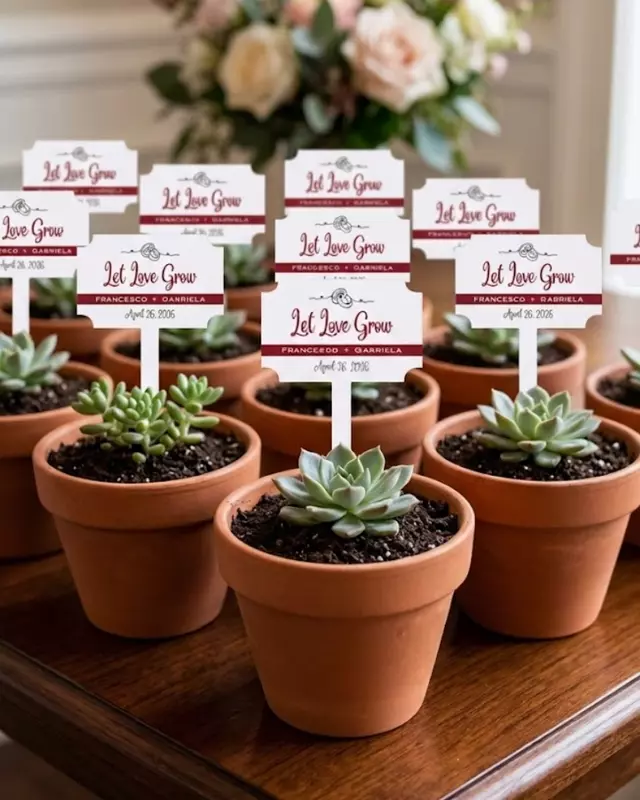 Pot Stake Favor Tag, Set of 5