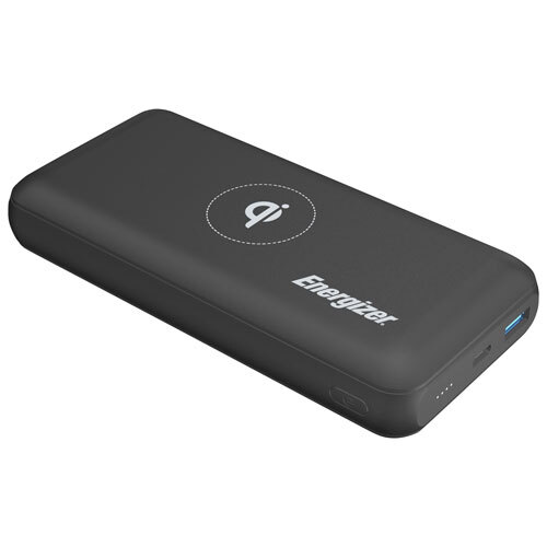 Power Bank 20000 mAh USB-A/USB-C QE20007PQ Avec Qi Charger Energizer Noir