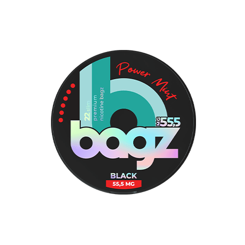 Bagz Nicotine Pouches – Black – 1×5