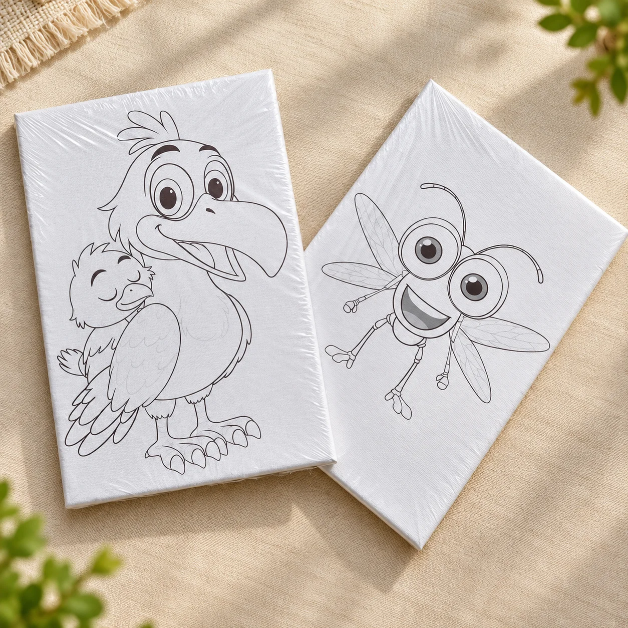 Artist Canvas – Pre-Printed Set of 2 | 20 × 30 CM