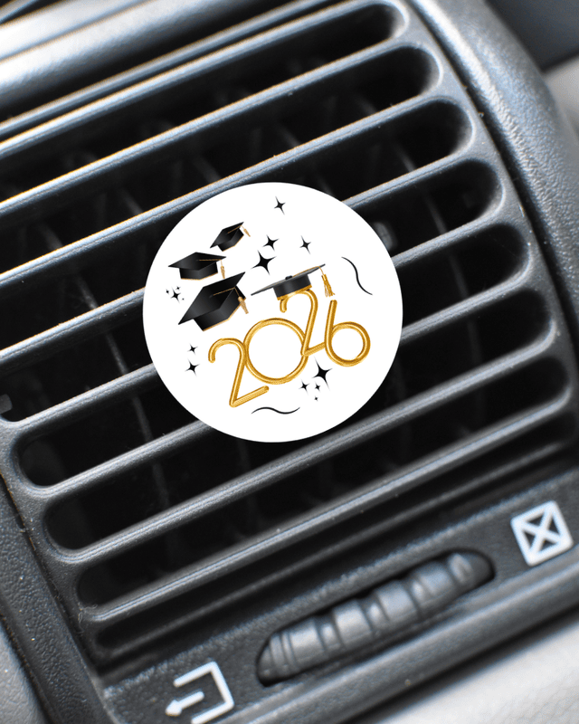 Summit Series Honor graduation air freshener with customizable school colors