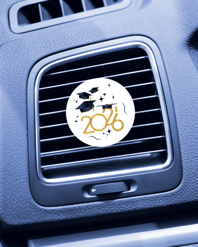Summit Series Honor graduation air freshener with customizable school colors