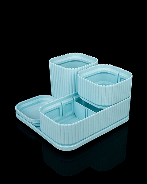 Pretty Pillars -3D Printed Jewelry and Makeup Organizer