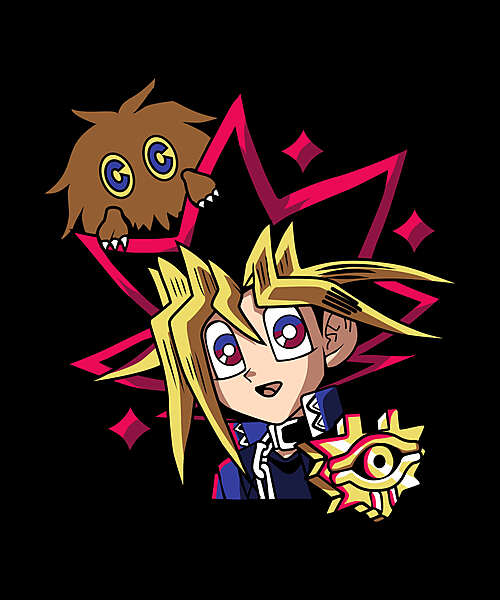 Chibi Duel Master – Anime Parody Black T-Shirt