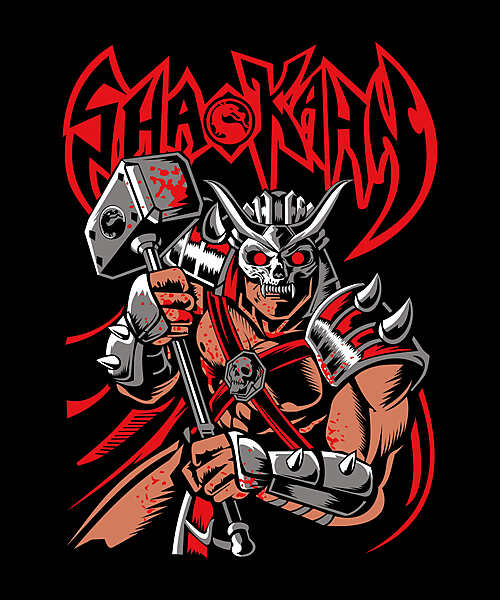 Warlord Hammer – Shao Parody Fighter Black T-Shirt