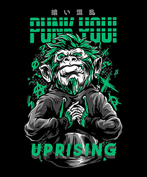 Punk You! Uprising Monkey Graphic Tee