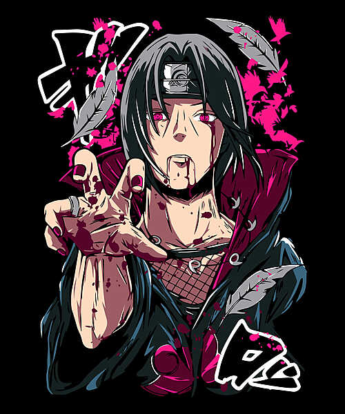 Rogue Ninja – Crow Clan Anime Parody Black T-Shirt