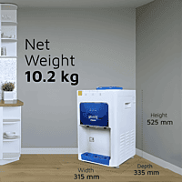 Space-saving Atlantis Prime water dispenser with three-temperature functionality and LED indicators. Space-saving Atlantis Prime water dispenser with three-temperature functionality and LED indicators.