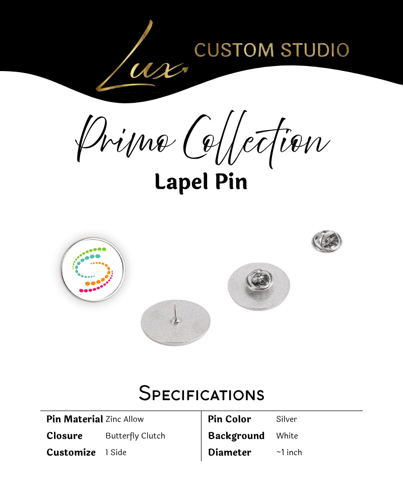 Primo Collection Laptop Pin | Set of 5