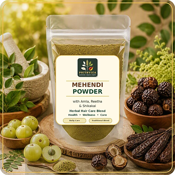 Mehendi Powder (with Amla, Reetha & Shikakai)