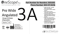 Pro Wide - 3A Adult Angulated Blade - Single