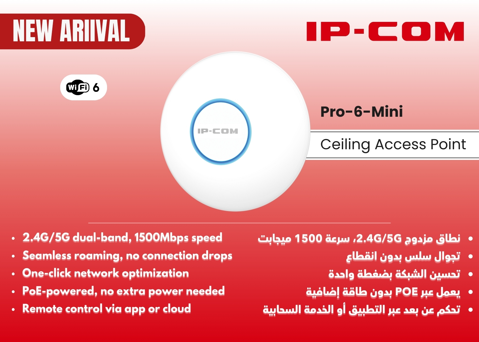 Pro-6-Mini - WiFi 6 - Dual-Band - Gigabit