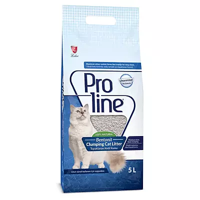 Proline Bentonite Clumping Cat Litter Odourless - 5L
