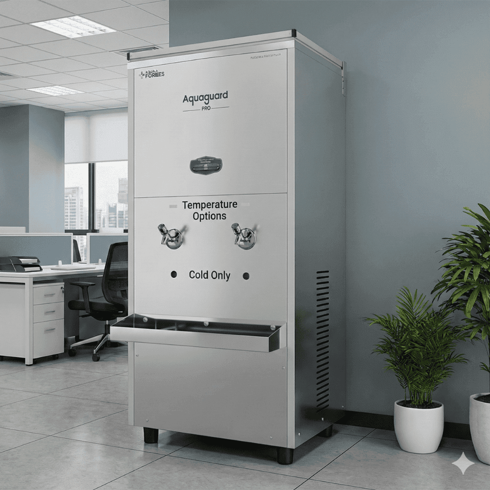 High-capacity Aquaguard Pro Pure Chill 80 SS water cooler with RO.
