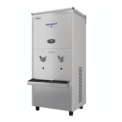 Stainless steel Aquaguard Pro Pure Chill 80 commercial water cooler.
